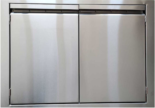 Grandhall Grandpro Usa Cadru Încorporat Din Oțel Inoxidabil 81 X 57 X 4 Cm Bucătărie Insulă În Aer Liber Grandhall A08001005t Elite 4b Argintiu