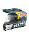O'Neal Kini Red Bull Blue/White Κράνος Μηχανής On-Off DOT / ECE 22.06 με Sunvisor