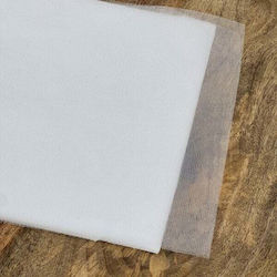 Tulle Handkerchief Set/100 25x25cm White