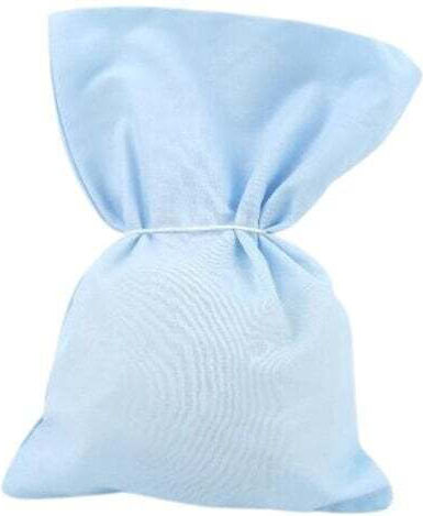 Beutel Leinensack Set/5 14x18cm Hellblau