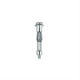 Metallic Pressed Double Drywall Screw Anchor Inco 4x53mm 100 Pieces