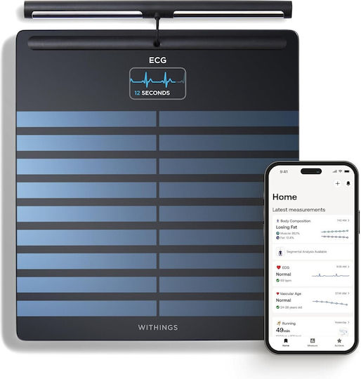 Withings Body Smart Ζυγαριά με Bluetooth Μαύρη