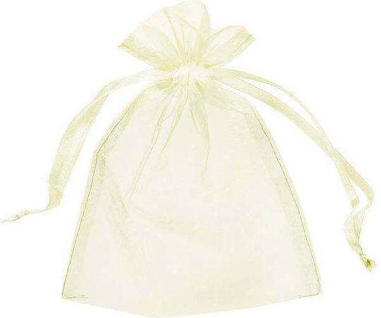 Organza Pouch Set/10 10x15cm Ecru