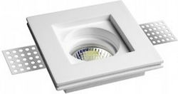 Nova Luce Platz Metallisch Einbau Spot 10x10cm. 1Stück