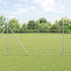 vidaXL Verzinkter Silber Drahtzaun 1,6x25m