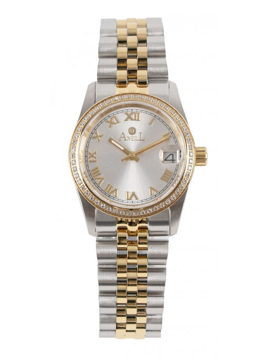 Anell Women's Watch with Light Blue Metal Bracelet
