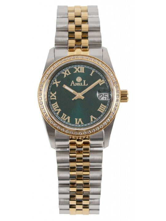 Anell Women's Watch with Silver Metal Bracelet