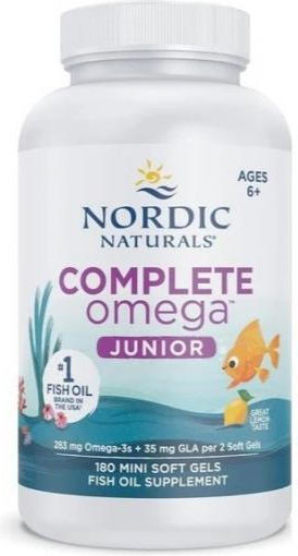 Nordic Naturals Complete Omega Junior Рибено масло 283мг 180 софтджел Лимон