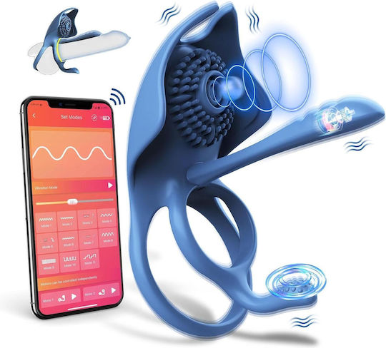 couples erotic vibrating ring Vibrating Penis Ring Cock Ring Clitoris Vagina Couples Vibrator Adult Sex  Toy main image 0