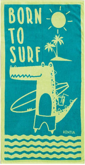 Kentia Kids Beach Towel Light Blue 140x70cm