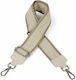 Verstellbarer Taschenriemen Leder Details Beige S
