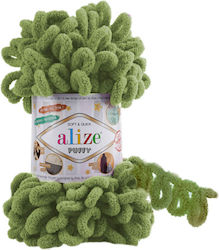 Νήμα Puffy 100γρ Soft & Quick Πράσινο Ανοιχτό-485