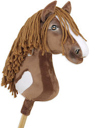 Hobby Horse Großes Premium Steckenpferd Western Ii Bay Braun Mähne A3