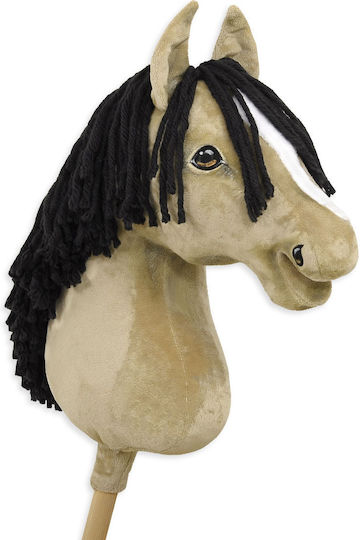 Hobby Horse Голям Премиум Кон на Пръчка Кестен A3