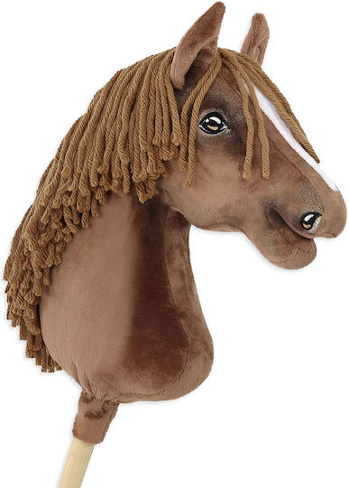 Hobby Horse Groß Premium Stockpferd Dunkel Kastanie A3