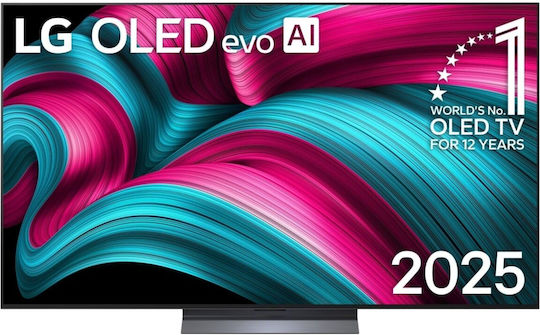LG Smart Τηλεόραση 65" 4K UHD OLED evo AI C5 HDR (2025) OLED65C55LA
