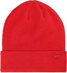 4F Beanie Beanie Knitted in Red color