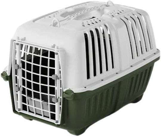 Green Dog Transport Cage 58x37x37.1cm