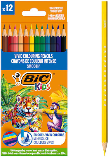 Buntstifte Kids 12 Farben 525786 Bic 3086123768772