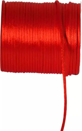 Schnürsenkel Satin Pünktchen Rote 2mm 100Stücke 7-08