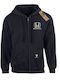 Honda Auto Embroidered Unisex Zaketă Futer cu Glugă Takeposition Negru