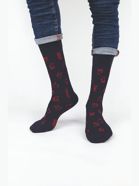 Soma Socks Bărbați Șosete Dark Blue 1Pachet