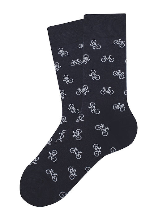 Soma Socks Bărbați Șosete cu Model Dark Blue 1Pachet