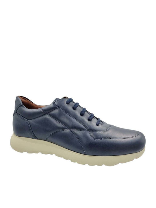 Softies Leder Herren Freizeitschuhe Blau