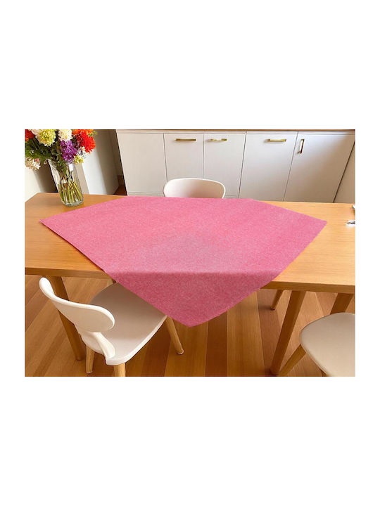 Linea Home Checkered Linen Coral 100x100cm