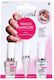 Depend Cosmetics Glossy Σετ Βερνίκια Νυχιών για Γαλλικό Μανικιούρ Λευκό