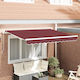 vidaXL Material pentru copertină Burgundy 2x3m