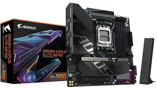 Gigabyte B850M Aorus Elite WIFI6E Motherboard Micro ATX με AMD AM5 Socket