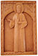 Monastiraki Wachs Heiligenikone St. Efraim 14x9,5 cm