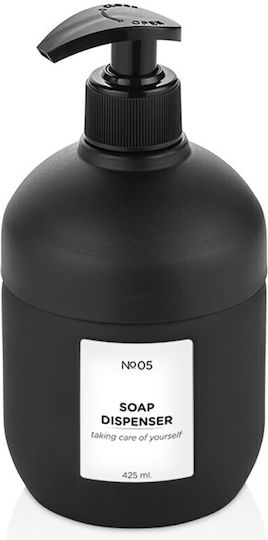 Viosarp Spender Glas Schwarz 425ml