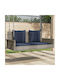 Rattan Swing Gray L119xW56xH48cm