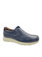 Men's Leather Moccasins Blue