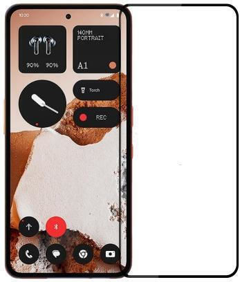 Nothing Cmf Phone 2 Pro Pinwuyo 9h 2.5d Vollflächiger gehärteter Glas Displayschutzfolie Schwarz
