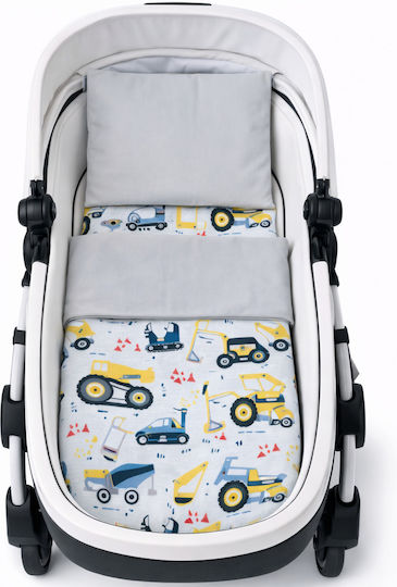 Комплект спално бельо за количка на количка Сив Blanket, Lightweight Bag, And Pillow
