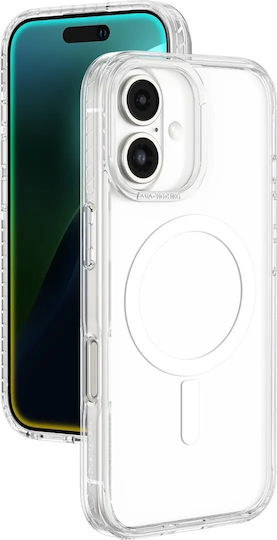 AmazingThing Задна корица Силикон / Пластмаса Прозрачен (iPhone 16)