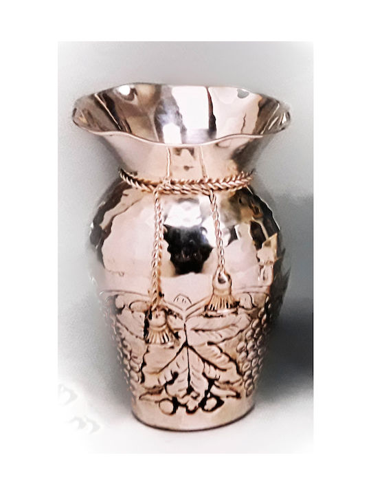Karvounis Vază Decorativă Metalic Bronze 1buc