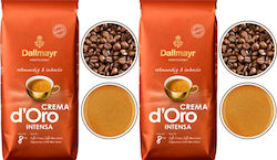 Dallmayr Espresso Crema D'Oro Intensa Ganze Bohnen 2x1kg Dallmayr Espresso Crema D'Oro Intensa Ganze Bohnen 2x1kg