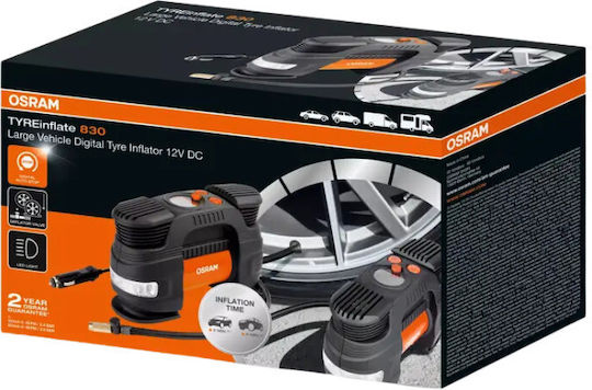 Osram Car Tire Pump TYREinflate 830 with Cable 12V