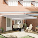 vidaXL Awning fabric Gray 3.5x4.5m
