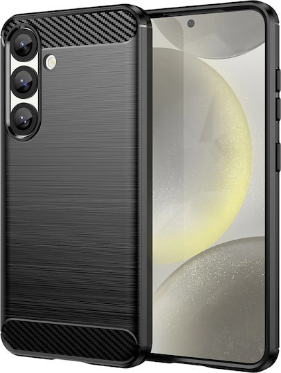 Hurtel Carbon Back Cover Σιλικόνης Μαύρο (Redmi Note 14S)