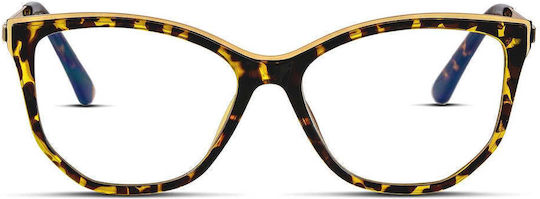 Blue Light Γυαλιά Υπολογιστή Ashley Coffee Tortoise