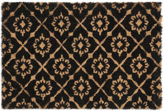 Relaxdays Covor de Intrare din Cocos cu Suport Antiderapant Maro 60x40buc Grosime 15mm