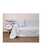 Viopros Delos Armchair Throw Jacquard 170x180cm White