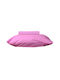 Viopros Set Bed Sheets for Single Bed 160x260cm Fuchsia 3 Pieces