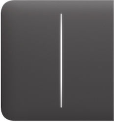 Sidebutton 2-Gang Gray Ajax Switch Frame