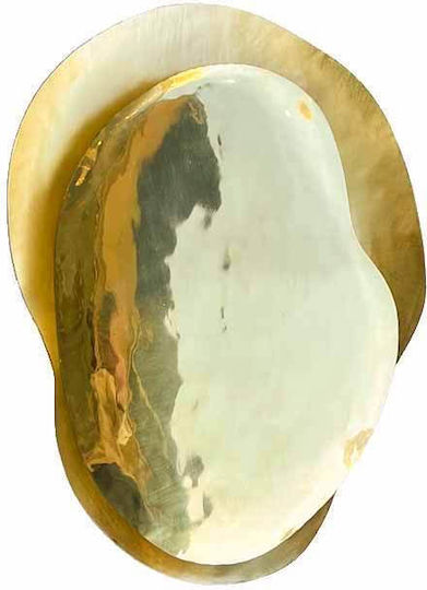 Leuchte Wand Gold 31x24cm